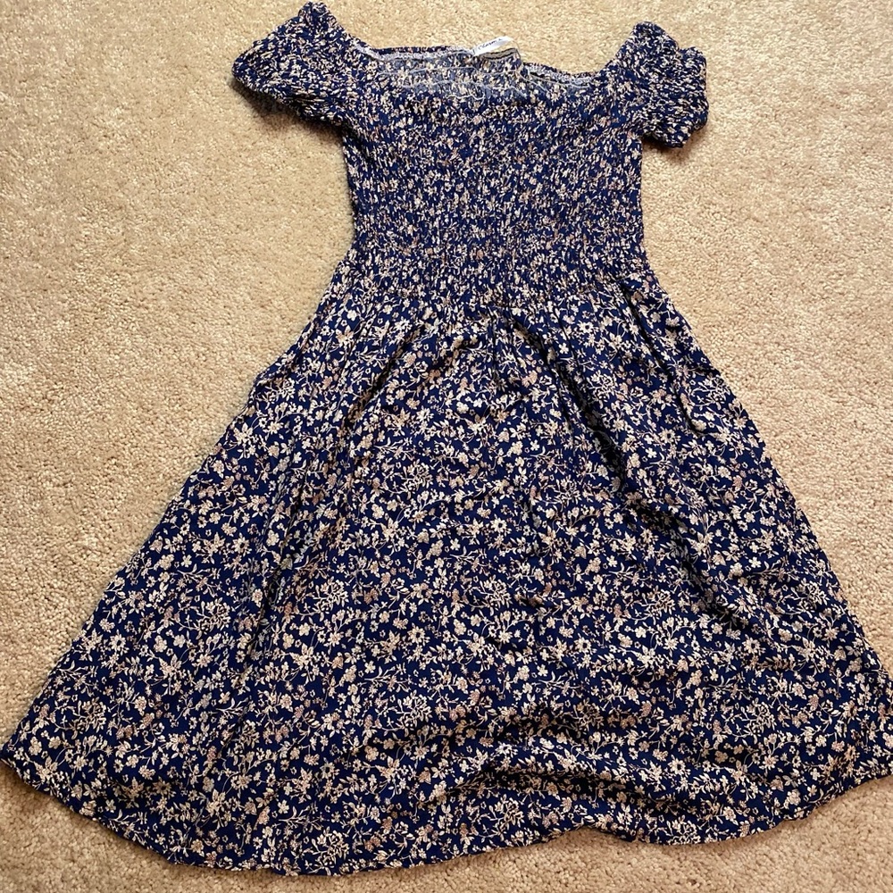 Floral Off Shoulder Dress